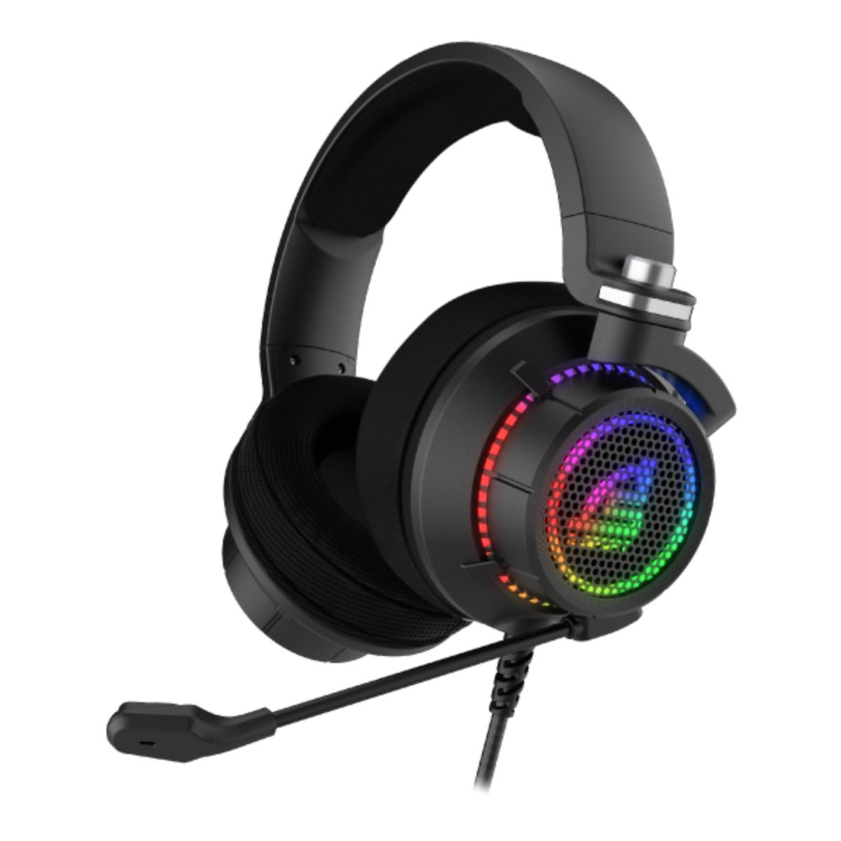 KGGIT GAMING SIGNO หูฟังเกมมิ่ง รุ่น HP-836 WARDORF E-Sport Gaming Headset USB 7.1CH ดำ